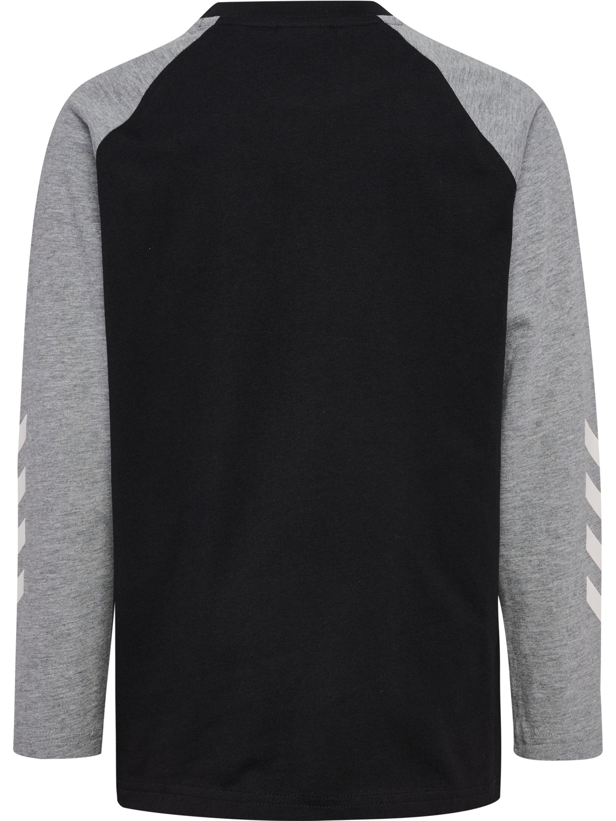 HUMMEL Logo T-Shirt L/S Kind (black/grey melange)