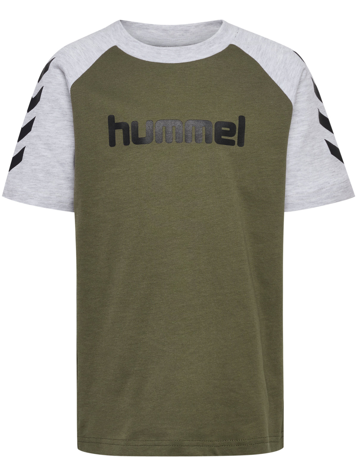 HUMMEL Logo T-Shirt S/S Kind (dusty olive)