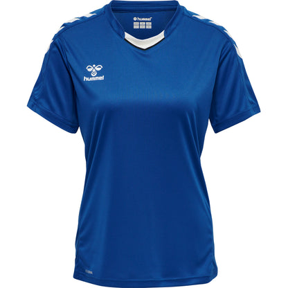HUMMEL Core XK Poly Jersey S/S Damen (true blue)