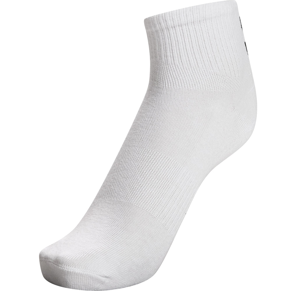 HUMMEL Chevron 6-Pack Mid Cut Socks (white/white)