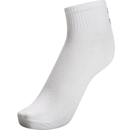 HUMMEL Chevron 6-Pack Mid Cut Socks (white/white)