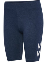 HUMMEL Pulse Logo Mw Short Tights Damen (dress blue melange)