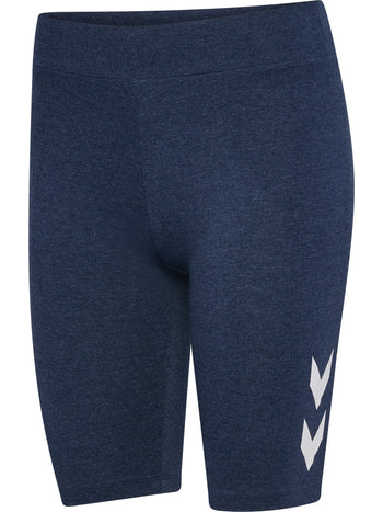 HUMMEL Pulse Logo Mw Short Tights Damen (dress blue melange)