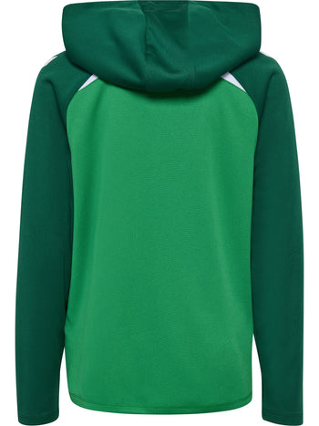 HUMMEL Lead 2.0 Zip Hoodie Kind (jelly bean/evergreen)