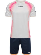 HUMMEL Blaze Club 27 Graphic Poly Set (cloud dancer/dark sapphire)
