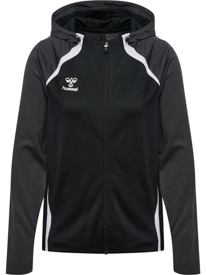 HUMMEL Lead 2.0 Zip Hoodie Damen (black/asphalt)