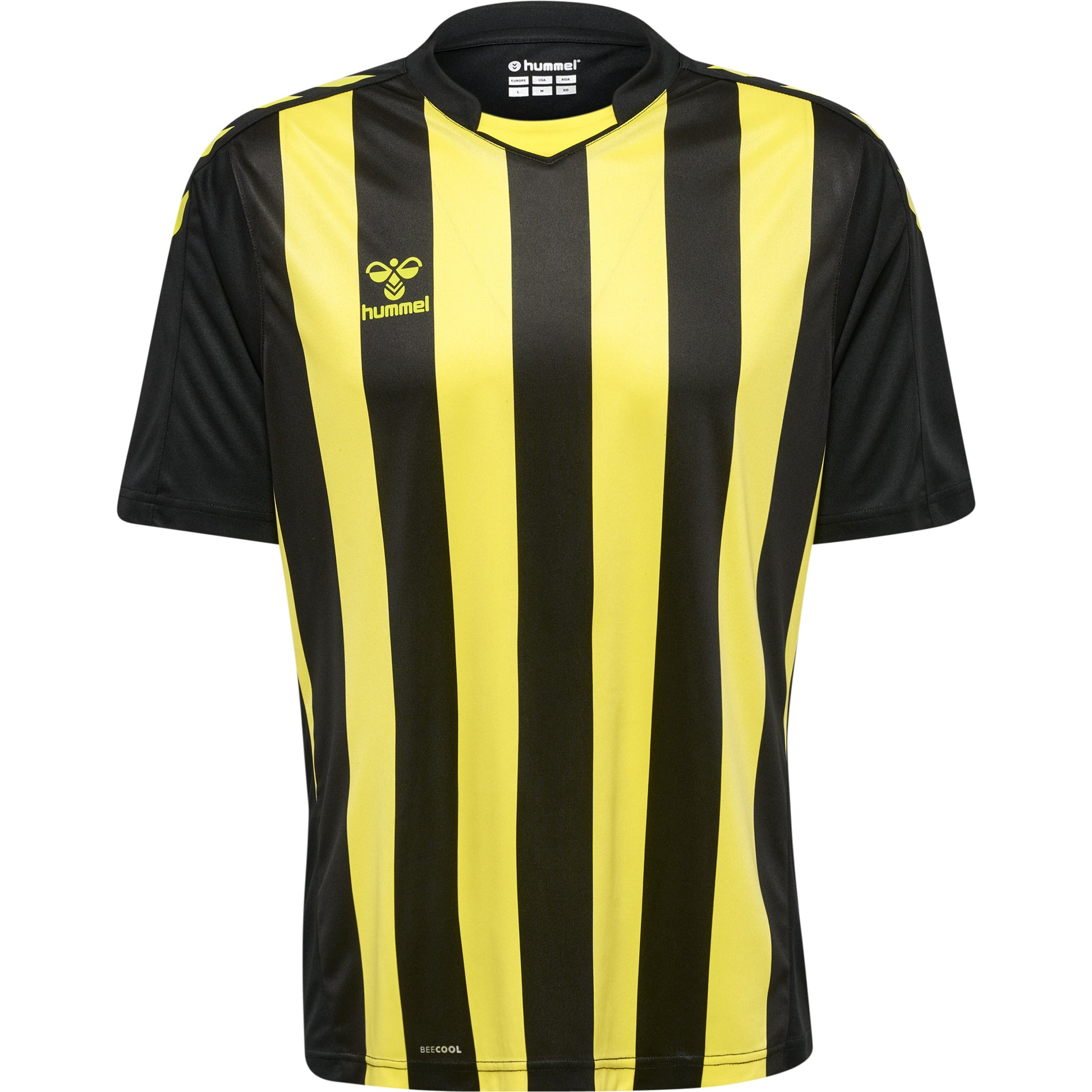 HUMMEL Core Xk Striped Jersey S/S Herren Schwarz