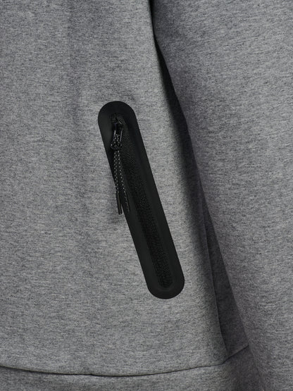 HUMMEL Tech Fleece Regular Zip Hoodie (grey melange)