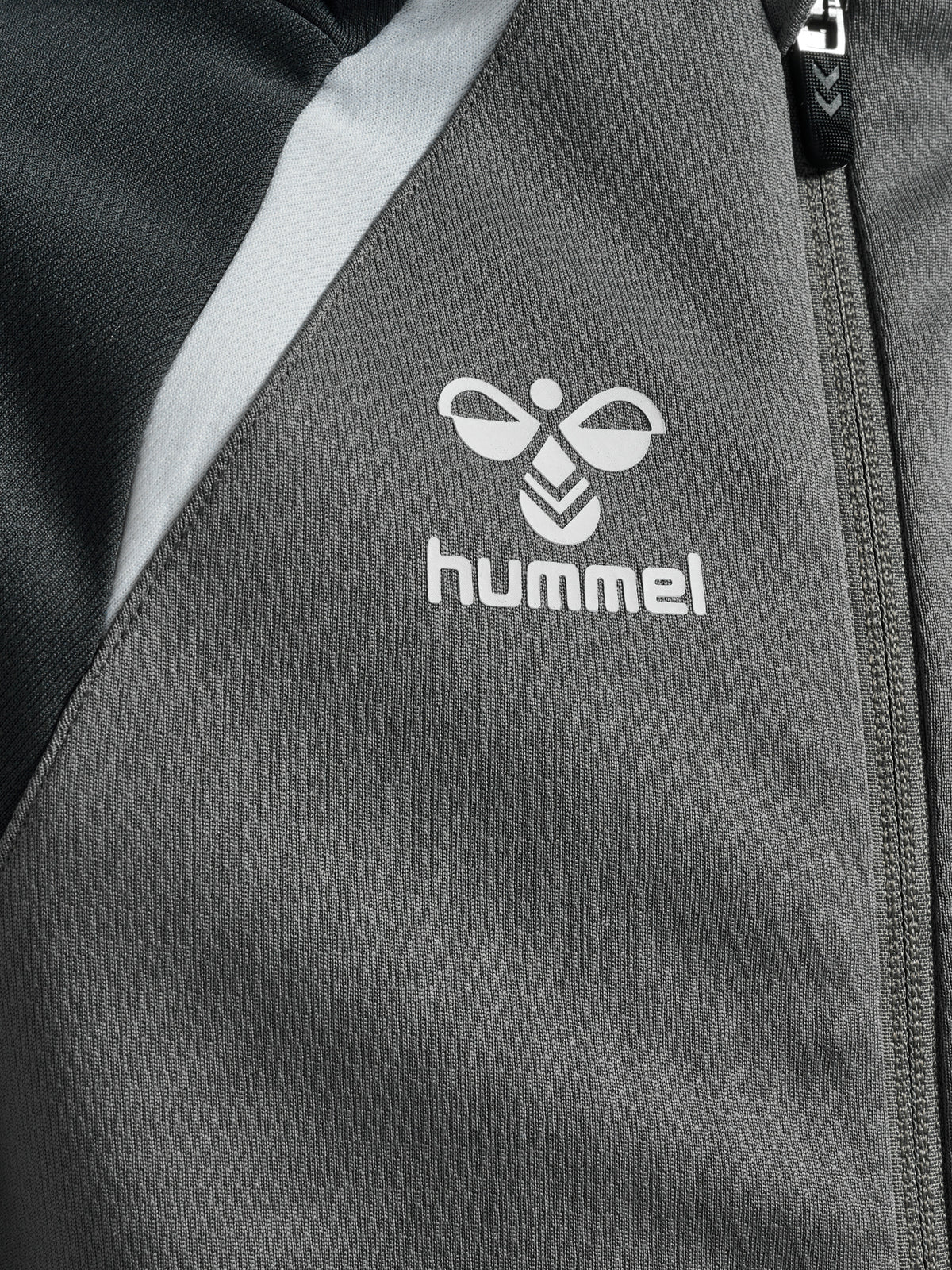 HUMMEL Lead 2.0 Zip Hoodie Kind (steel gray/asphalt)