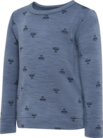 HUMMEL Mini Wool T-Shirt L/S Kind (flint stone)