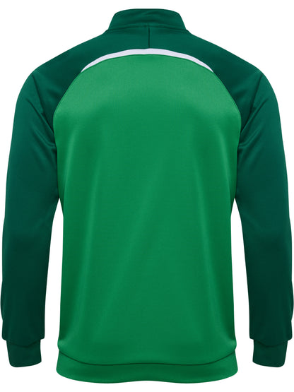 HUMMEL Lead 2.0 Track Zip Jacket (jelly bean/evergreen)