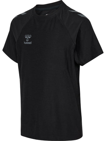 HUMMEL Cima 2.0 Jersey S/S Kind (black melange)