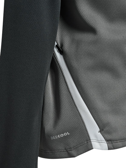 HUMMEL Lead 2.0 Zip Hoodie Kind (steel gray/asphalt)