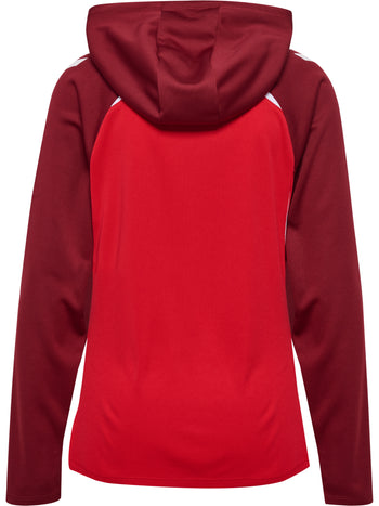 HUMMEL Lead 2.0 Zip Hoodie Damen (true red/maroon)