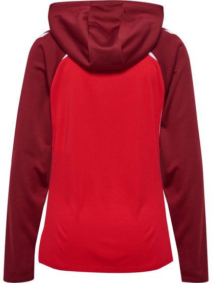 HUMMEL Lead 2.0 Zip Hoodie Damen (true red/maroon)