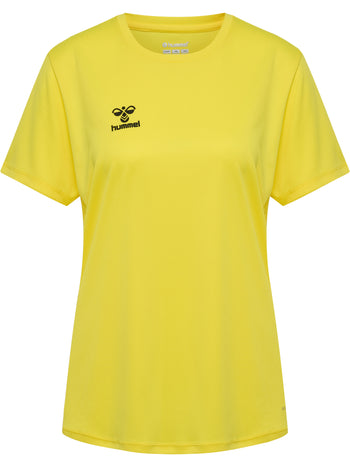 HUMMEL Essential Jersey S/S Damen Gelb