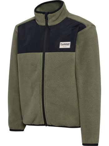 HUMMEL Fleece Zip Jacket Kind (dusty olive)