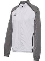HUMMEL Lead 2.0 Woven Jacket Damen (white/steel gray)