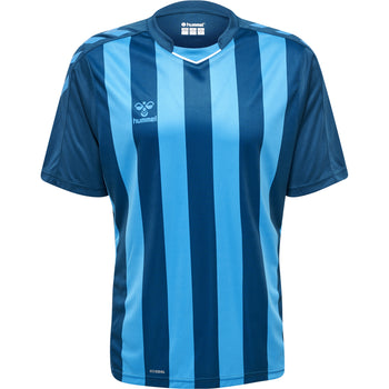 HUMMEL Core Xk Striped Jersey S/S Herren Blau