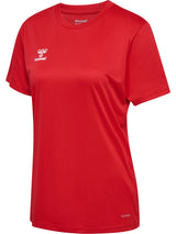 HUMMEL Essential Jersey S/S Damen (true red)