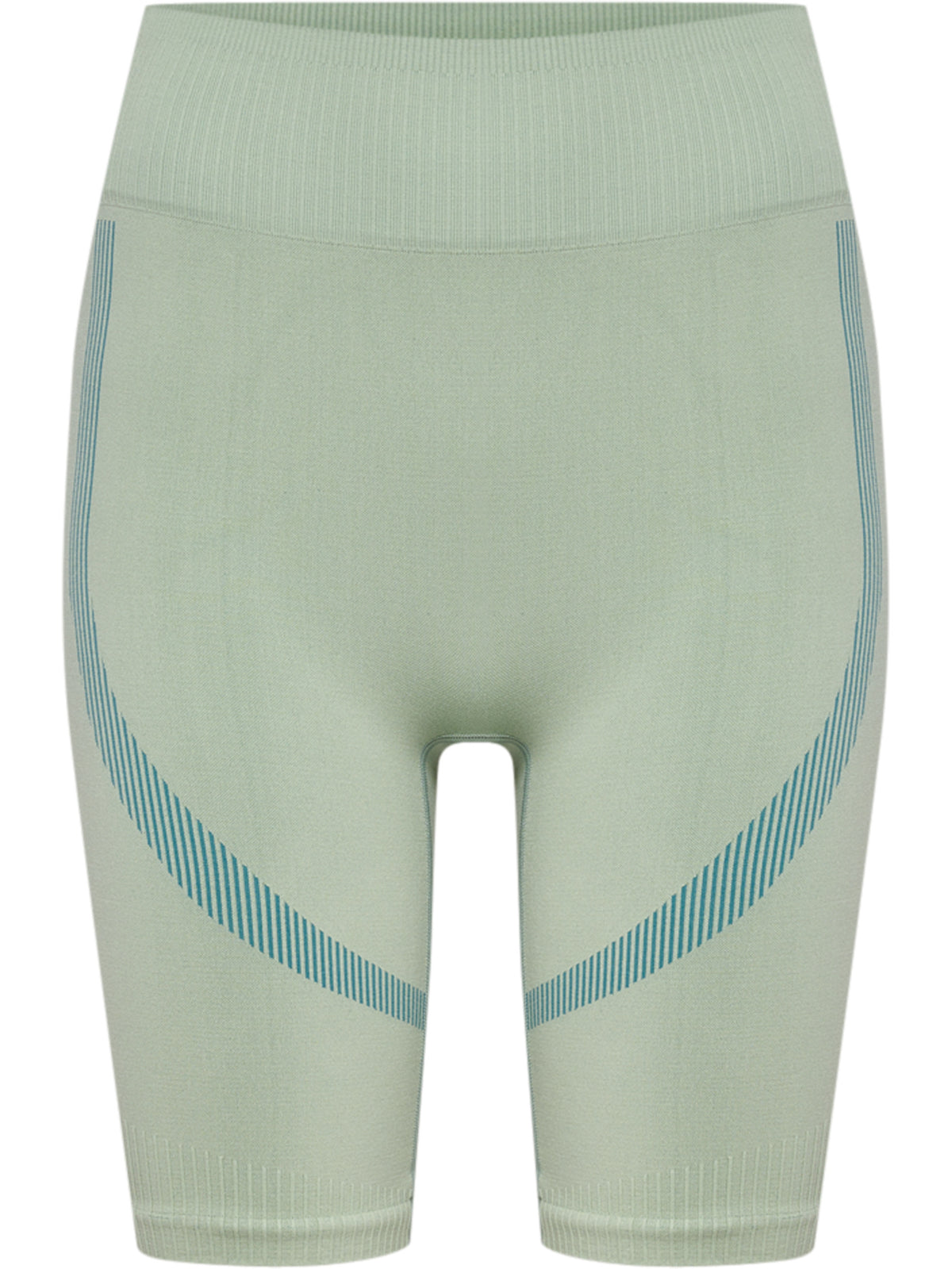 HUMMEL Hiit Seamless Short Tights Damen (frosty green)