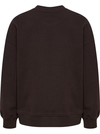 HUMMEL Jump Boxy Sweatshirt Kind (chocolate torte)