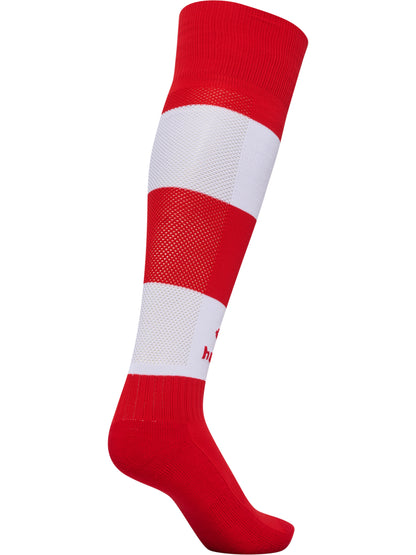 HUMMEL Essential Stripe Football Socks (true red/white)