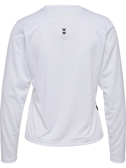 HUMMEL Pulse Workout T-Shirt L/S Damen (white)