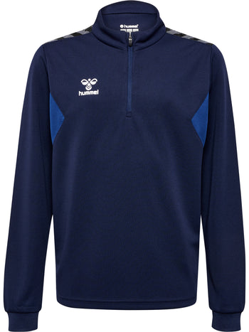 HUMMEL Authentic Half Zip Sweat Unisex Kind Blau