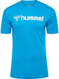 HUMMEL Logo Jersey S/S Unisex Blau
