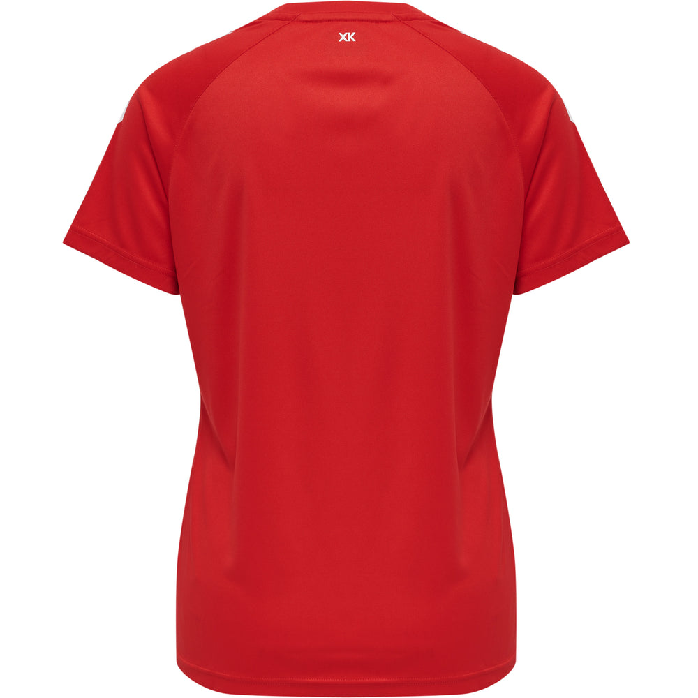 HUMMEL Core XK Core Poly Tee S/S Damen (true red)