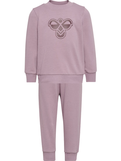 HUMMEL Mini Jersey Crewsuit Bee Kind (sea fog)