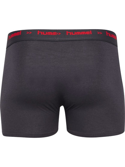 HUMMEL Rise 3-Pack Boxers (nine iron/white/true red)