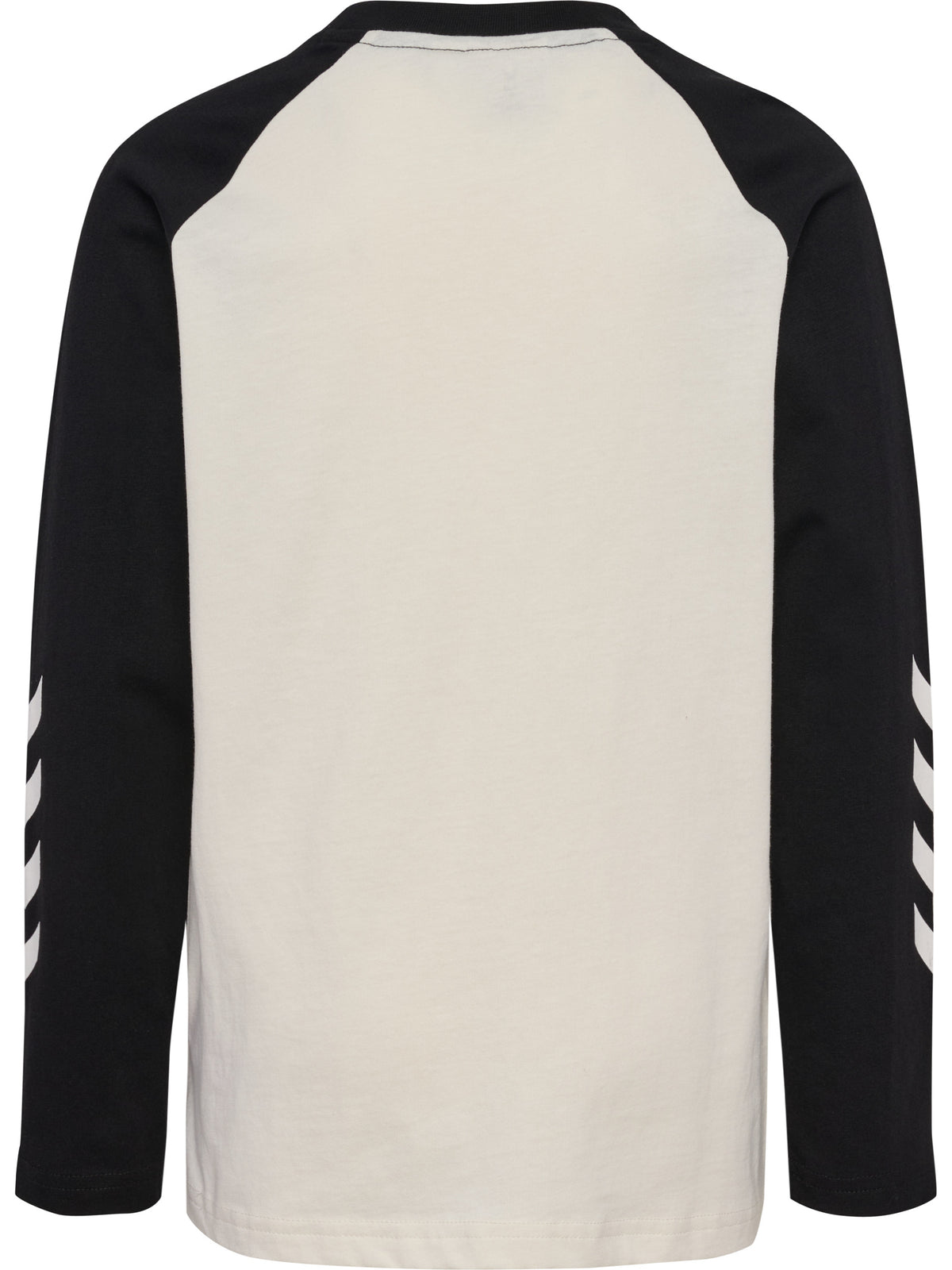 HUMMEL Logo T-Shirt L/S Kind (marshmallow/black)