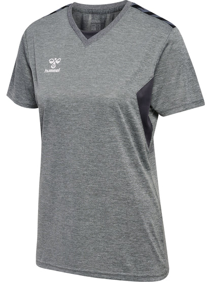 HUMMEL Authentic PL Jersey S/S Damen (grey melange)