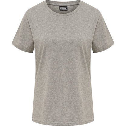 HUMMEL Red Basic T-Shirt S/S Damen (grey melange)