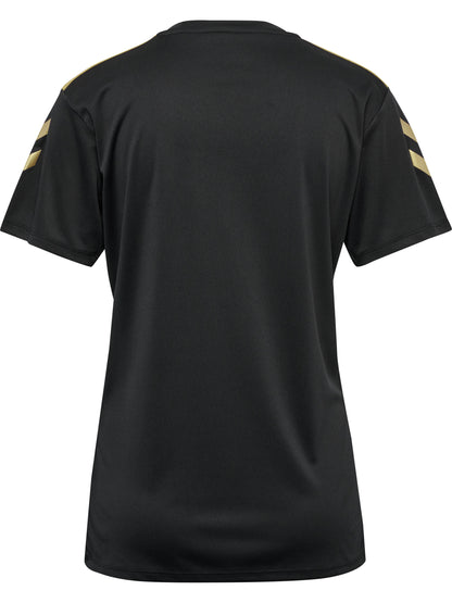 HUMMEL Essential 2.0 Jersey S/S Damen (black/gold)