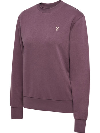HUMMEL Pulse Sweat Crewneck Damen (black plum)
