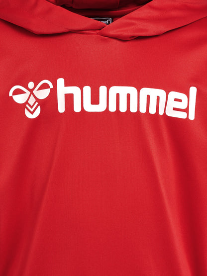 HUMMEL Logo Hoodie Kind (true red)