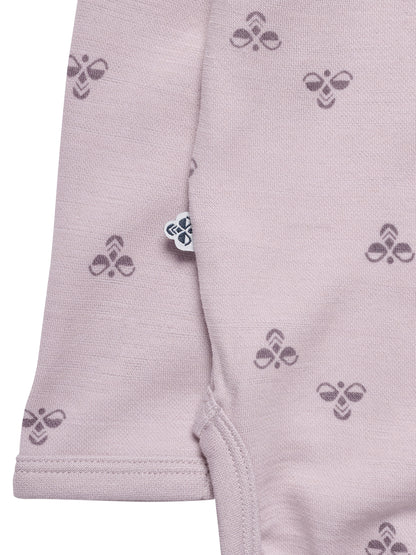 HUMMEL Mini Wool Body L/S Kind (cloud gray)