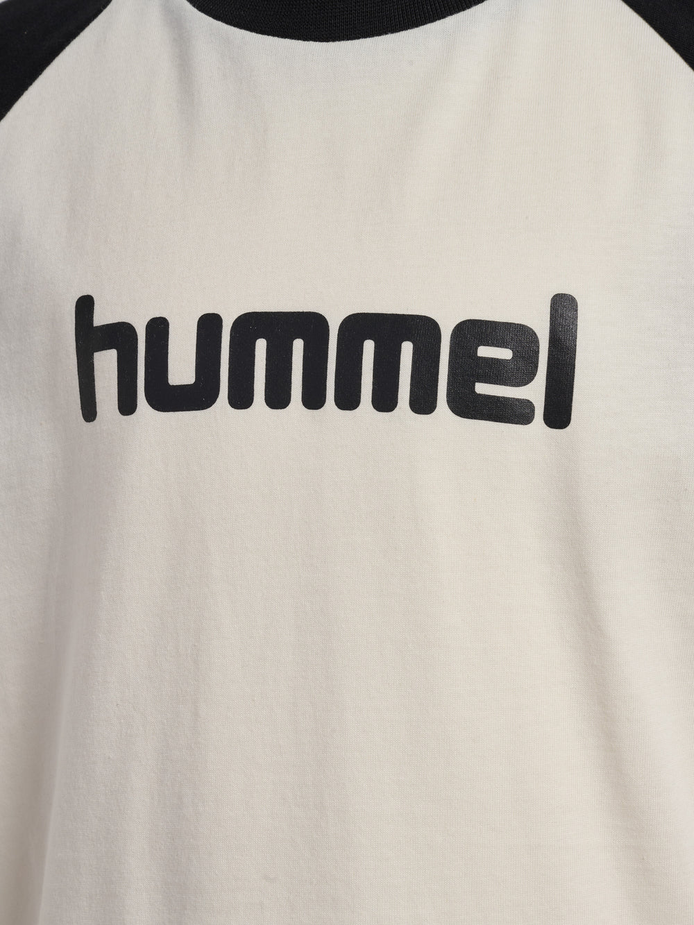 HUMMEL Logo T-Shirt S/S Kind (marshmallow/black)