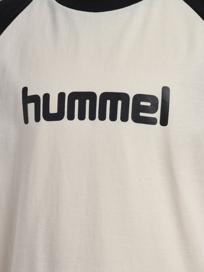 HUMMEL Logo T-Shirt S/S Kind (marshmallow/black)