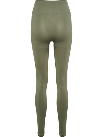 HUMMEL Flow Tights Damen (deep lichen green)