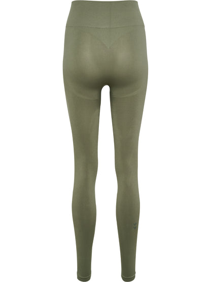 HUMMEL Flow Tights Damen (deep lichen green)