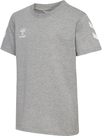 HUMMEL Go 2.0 Chevron T-Shirt S/S Kind (grey melange)