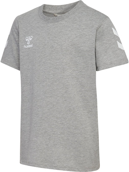 HUMMEL Go 2.0 Chevron T-Shirt S/S Kind (grey melange)
