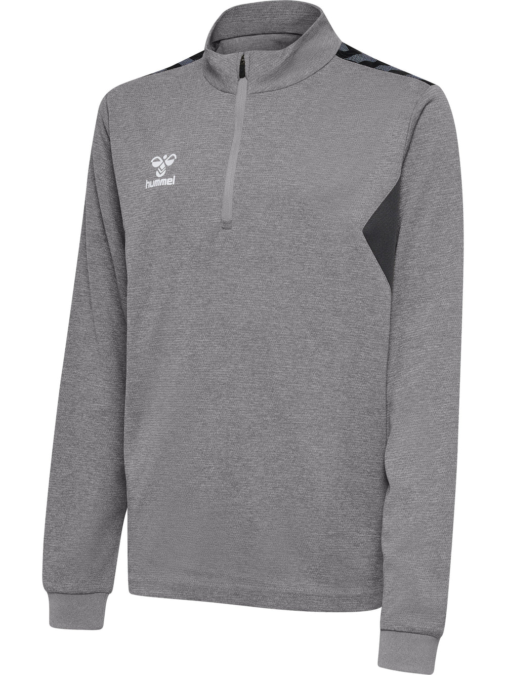 HUMMEL Authentic Half Zip Sweat Kind (grey melange)