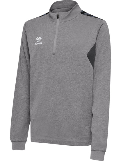 HUMMEL Authentic Half Zip Sweat Kind (grey melange)