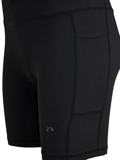 NEWLINE Eclipse Rib Short Tights Damen (black)