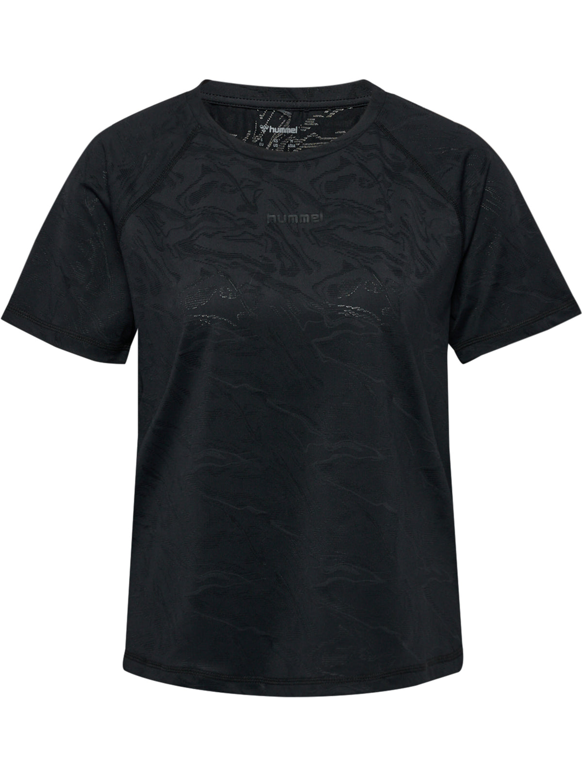 HUMMEL Vanja Jacquard T-Shirt S/S Damen (black)